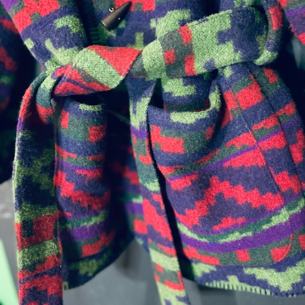 Vintage Susan Bristol Women’s Aztec Coat Blanket Jacket